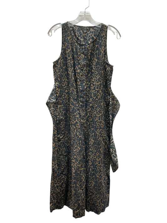 Jumpsuit By Banana Republic In Animal Print, Size:4