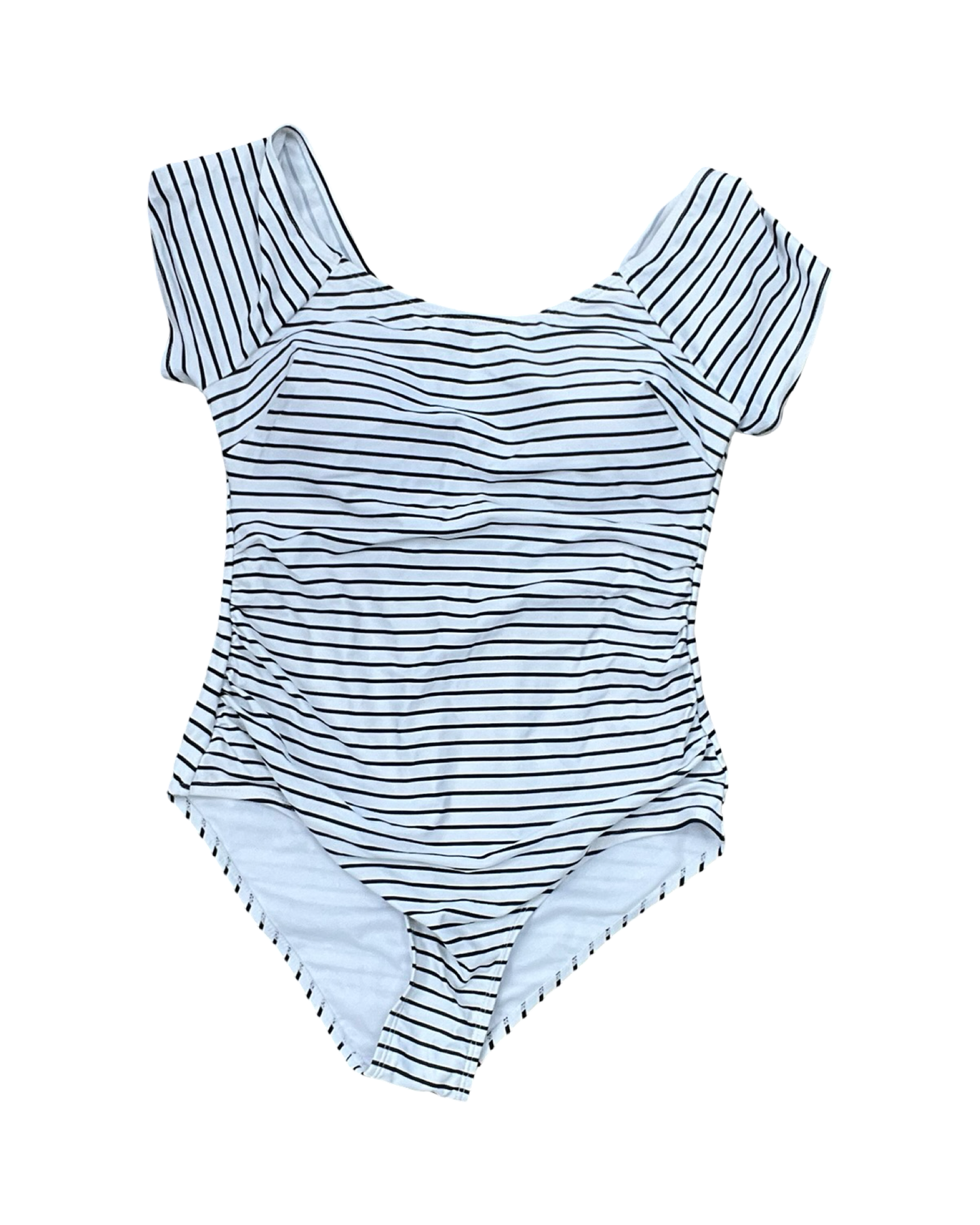 Swimsuit By Clothes Mentor In Black & White, Size:M