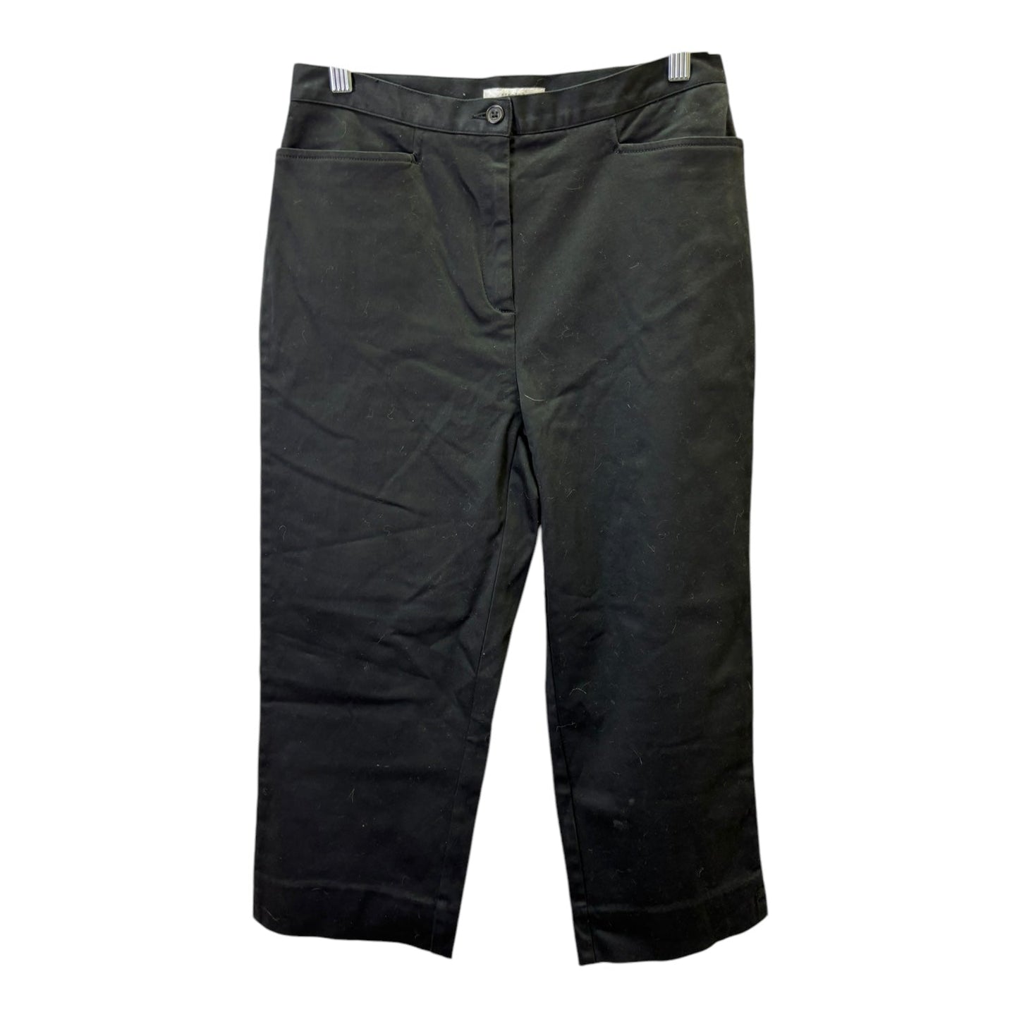 Pants Cropped By Jones And Co In Black, Size:8