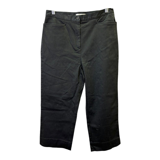 Pants Cropped By Jones And Co In Black, Size:8