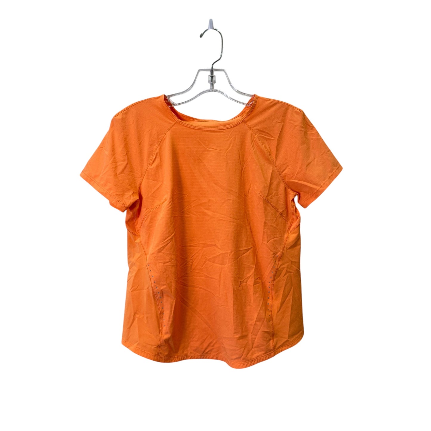 Athletic Top Ss By Lululemon In Orange, Size:Xs