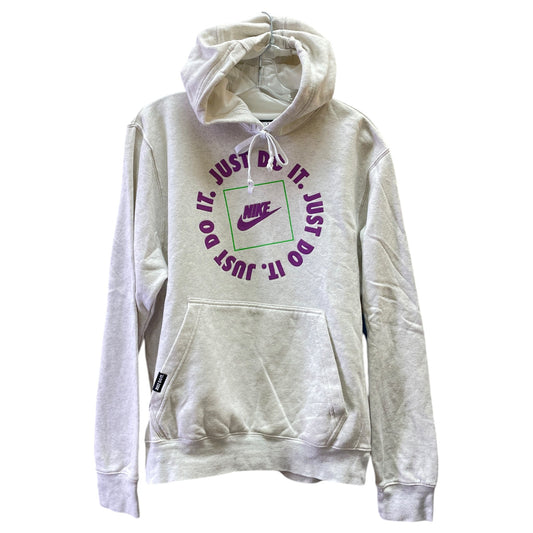 Athletic Top Ls Hoodie By Nike In Grey, Size:S