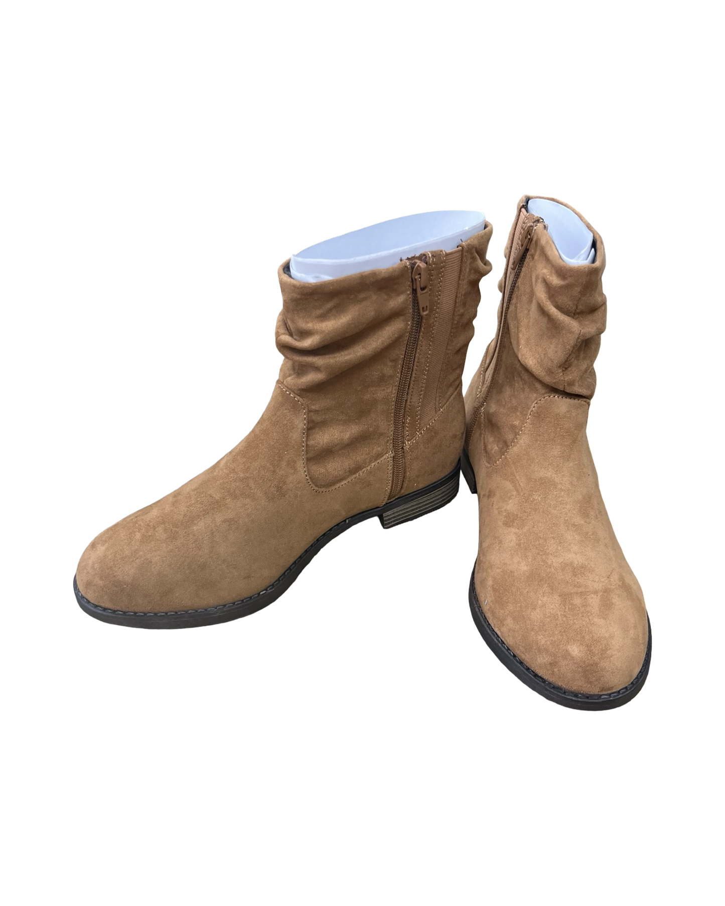 Boots Ankle Heels By Lane Bryant In Brown, Size:9