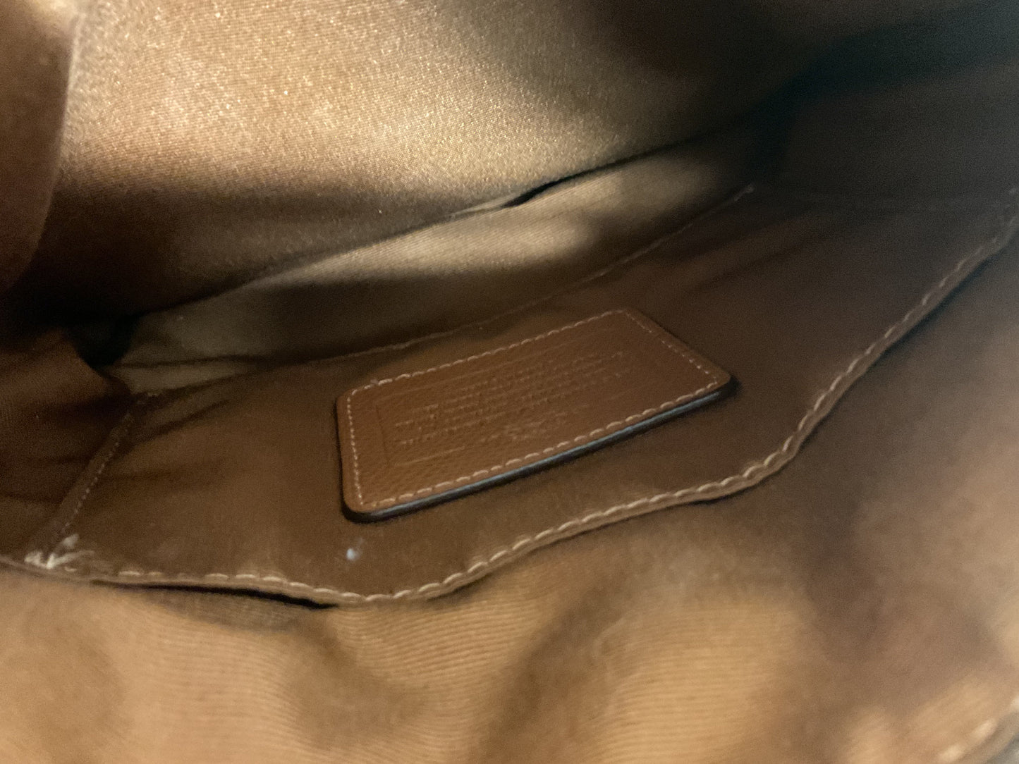 Crossbody Designer By Coach, Size: Small