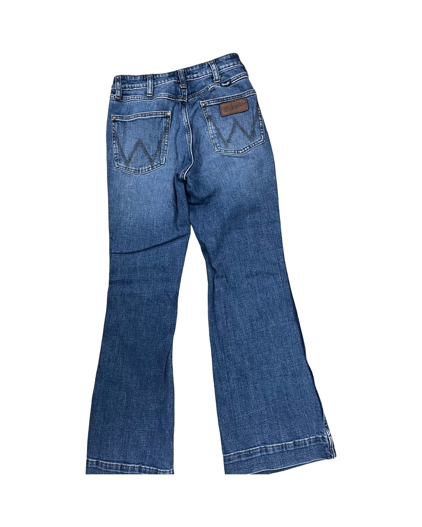Jeans Boot Cut By Wrangler In Blue Denim, Size:2
