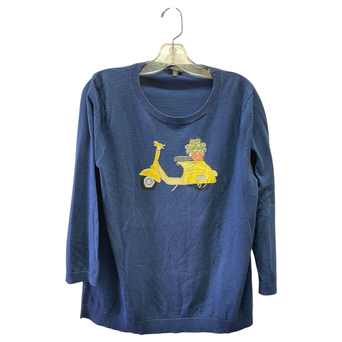 Sweater By Talbots In Blue, Size:Xlp