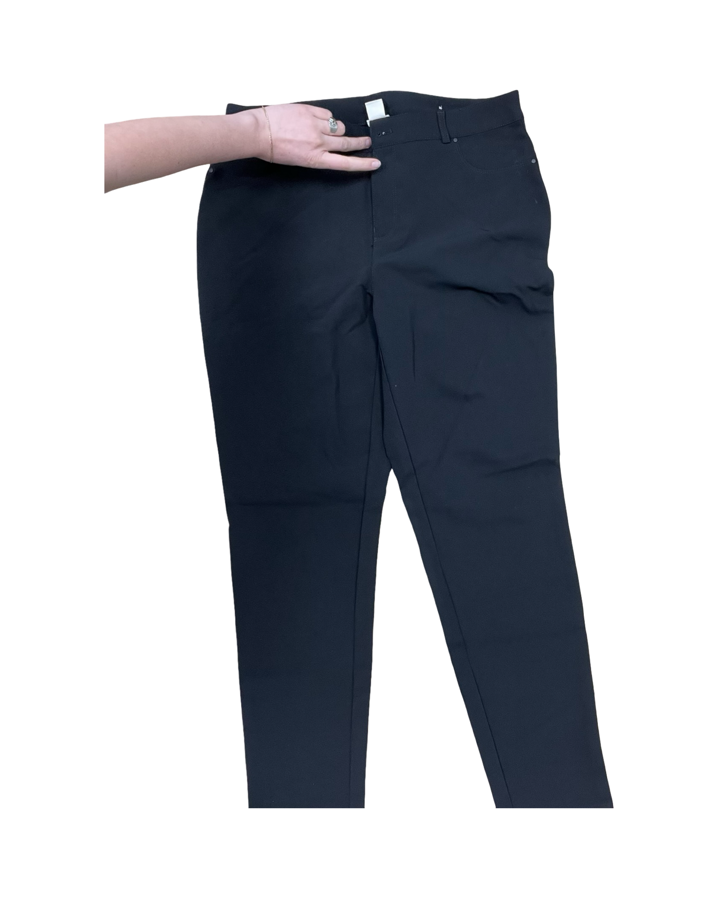 Pants Dress By Chicos In Black, Size:14