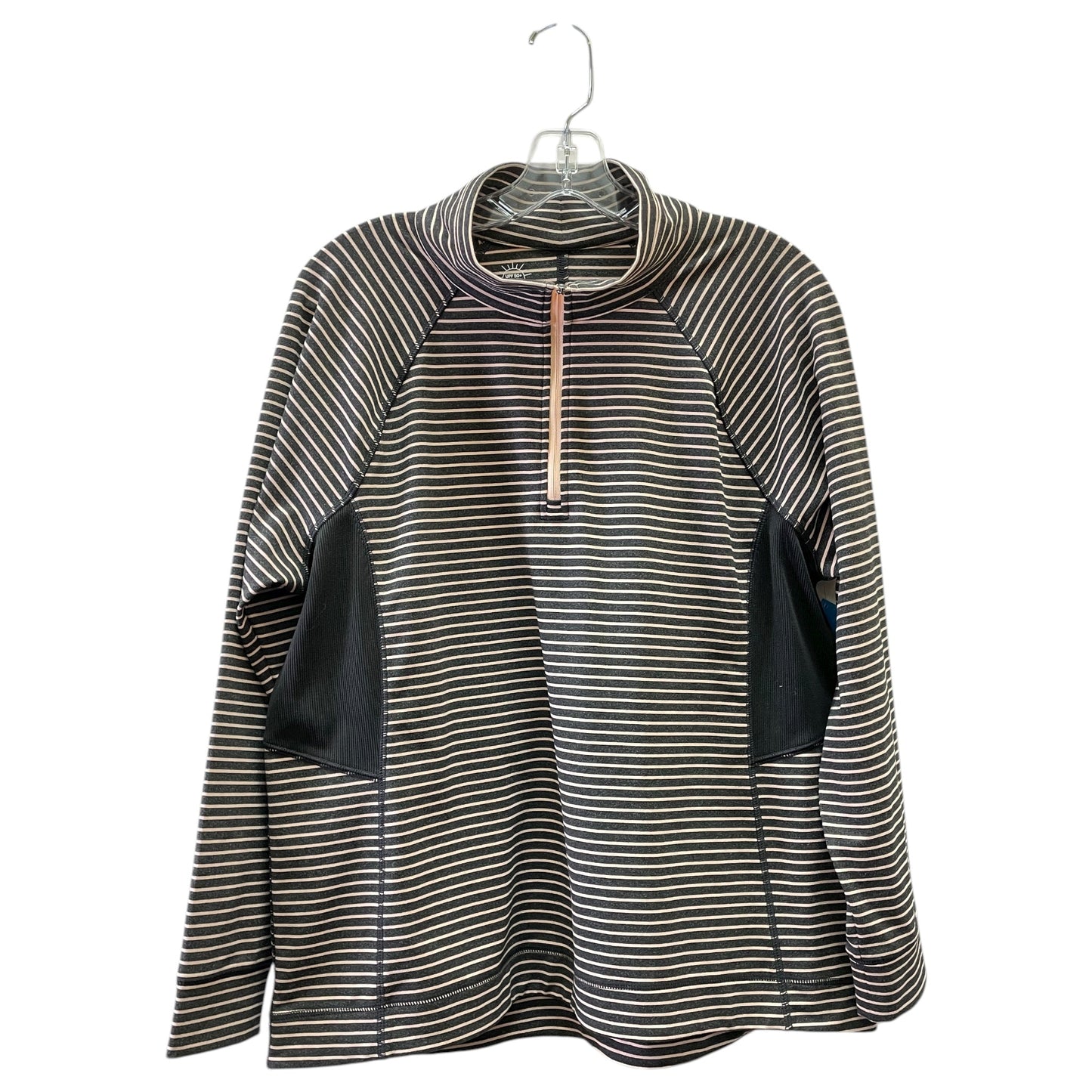 Athletic Sweatshirt Collar By Talbots In Brown, Size:Xlp