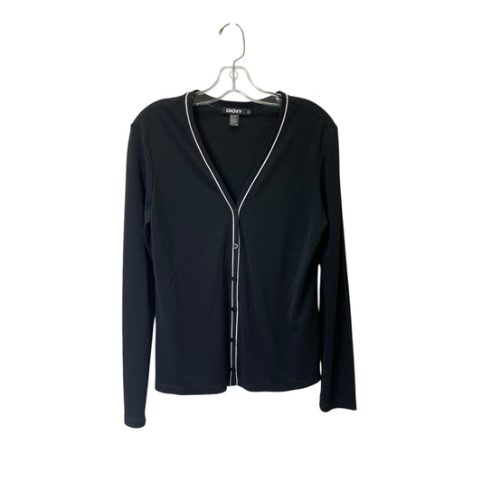 Cardigan By Dkny In Black, Size:M