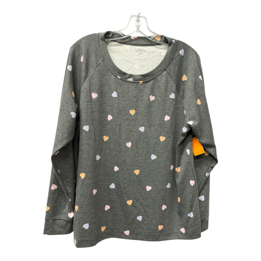 Top Ls By Loft In Grey, Size:L