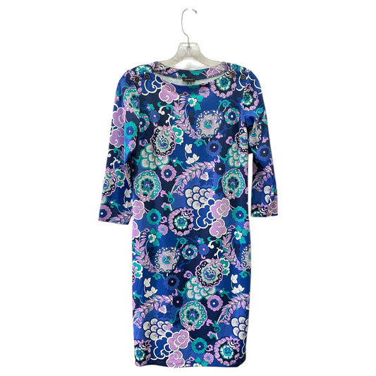 Dress Casual Midi By Talbots In Blue, Size:Xs