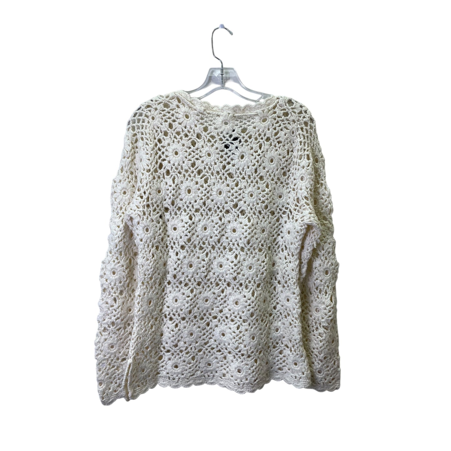 Sweater By Express In Cream, Size:L