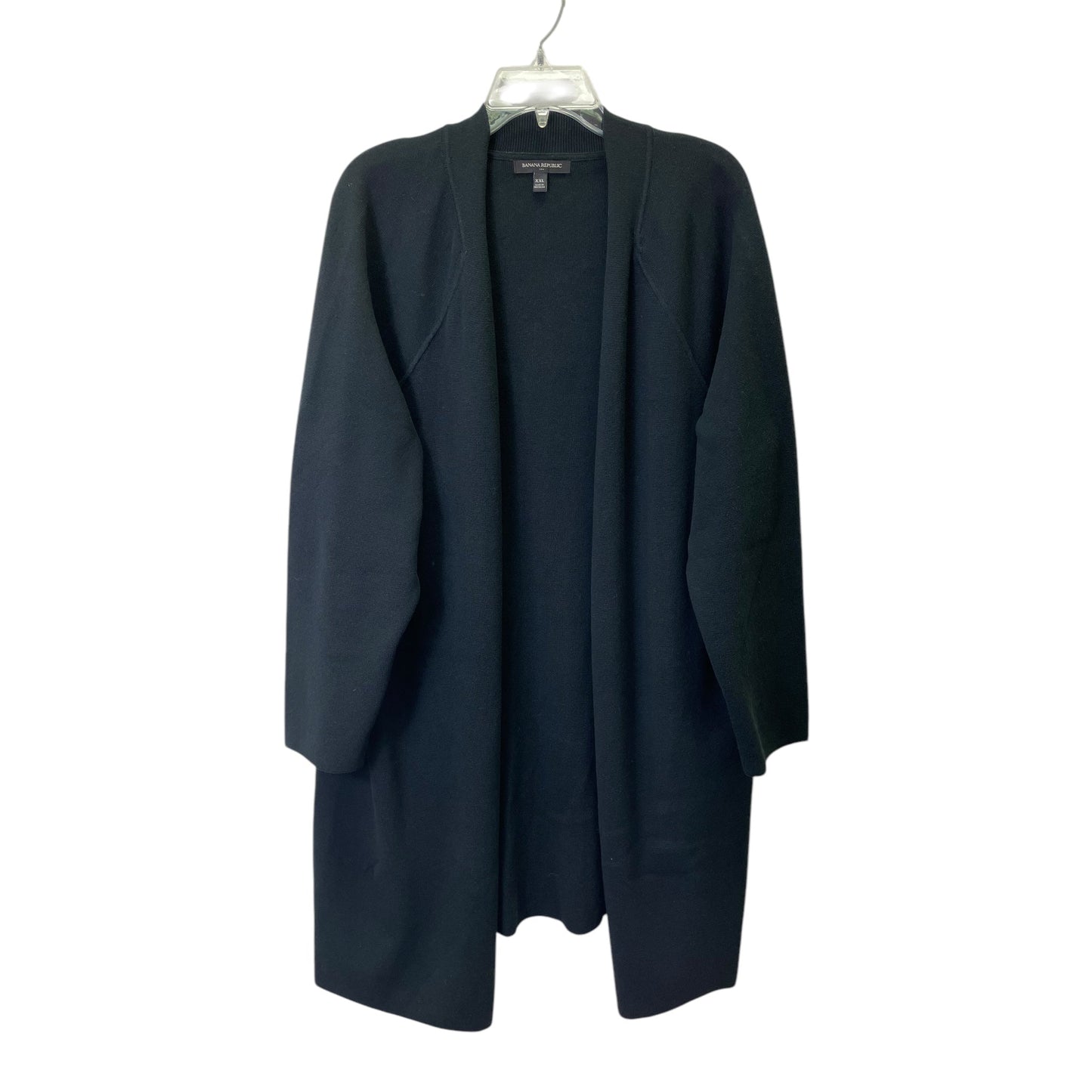 Sweater Cardigan By Banana Republic In Black, Size:1X