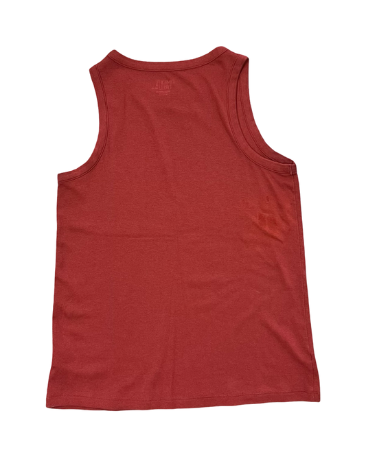 Top Sleeveless Basic By Time And Tru In Orange, Size:L