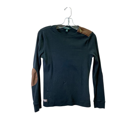 Top Ls By Ralph Lauren In Black, Size:M