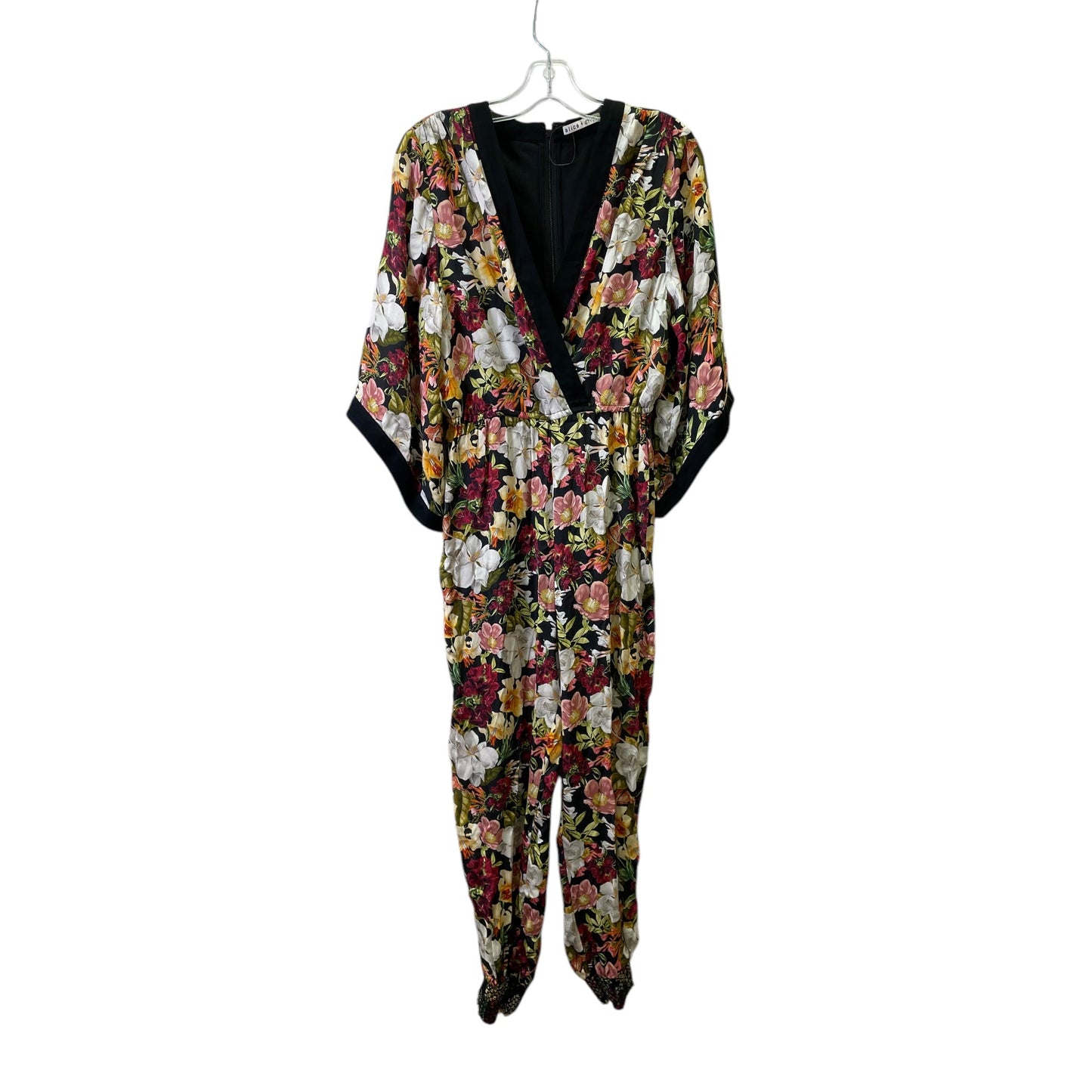 Jumpsuit Designer By Alice + Olivia In Floral Print, Size:S