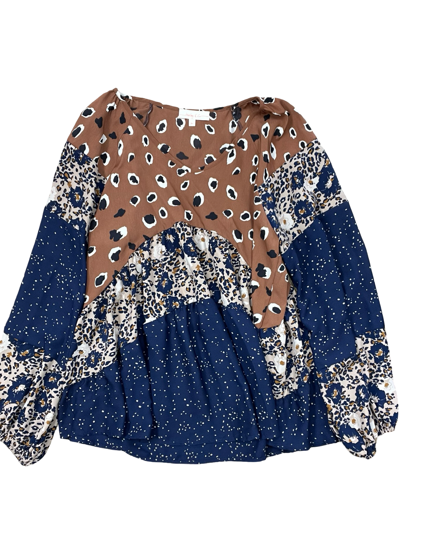 Top Ls By Hailey & Co In Brown, Size:M