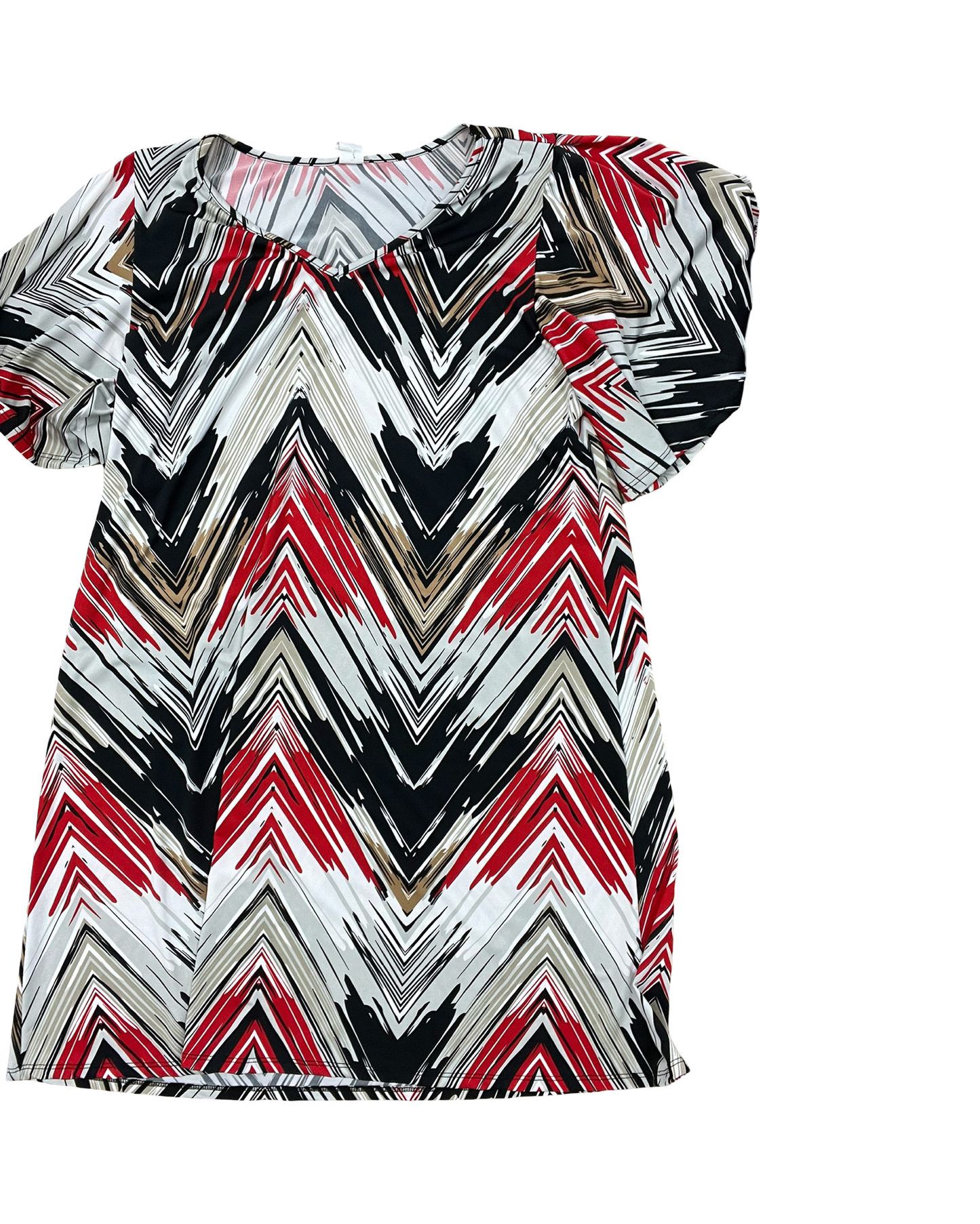 Dress Casual Midi By Clothes Mentor In Black & Silver, Size:2X