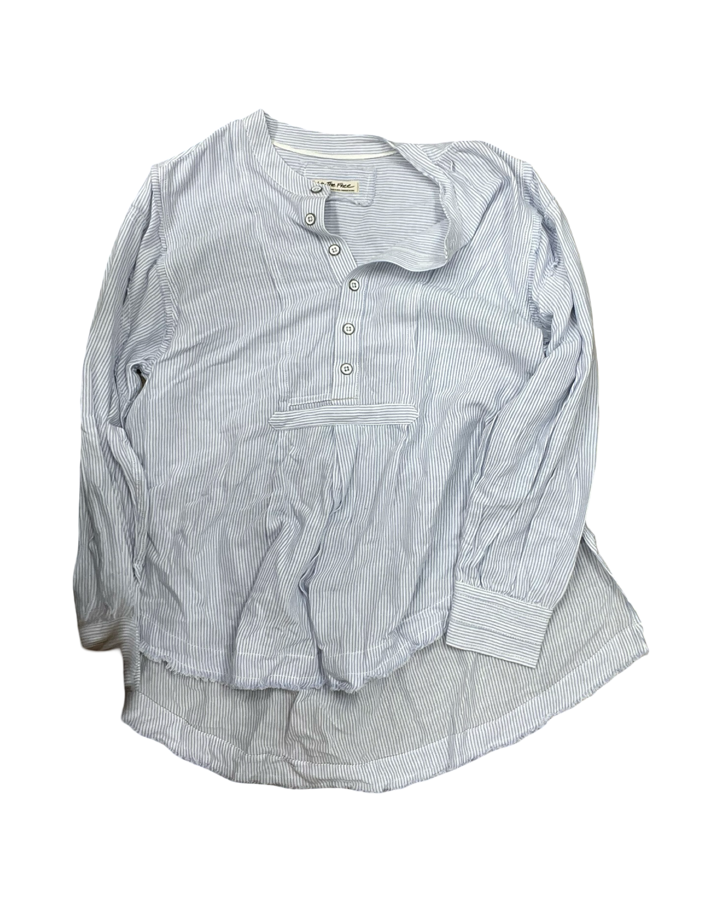 Top Ls By We The Free In Blue & White, Size:M