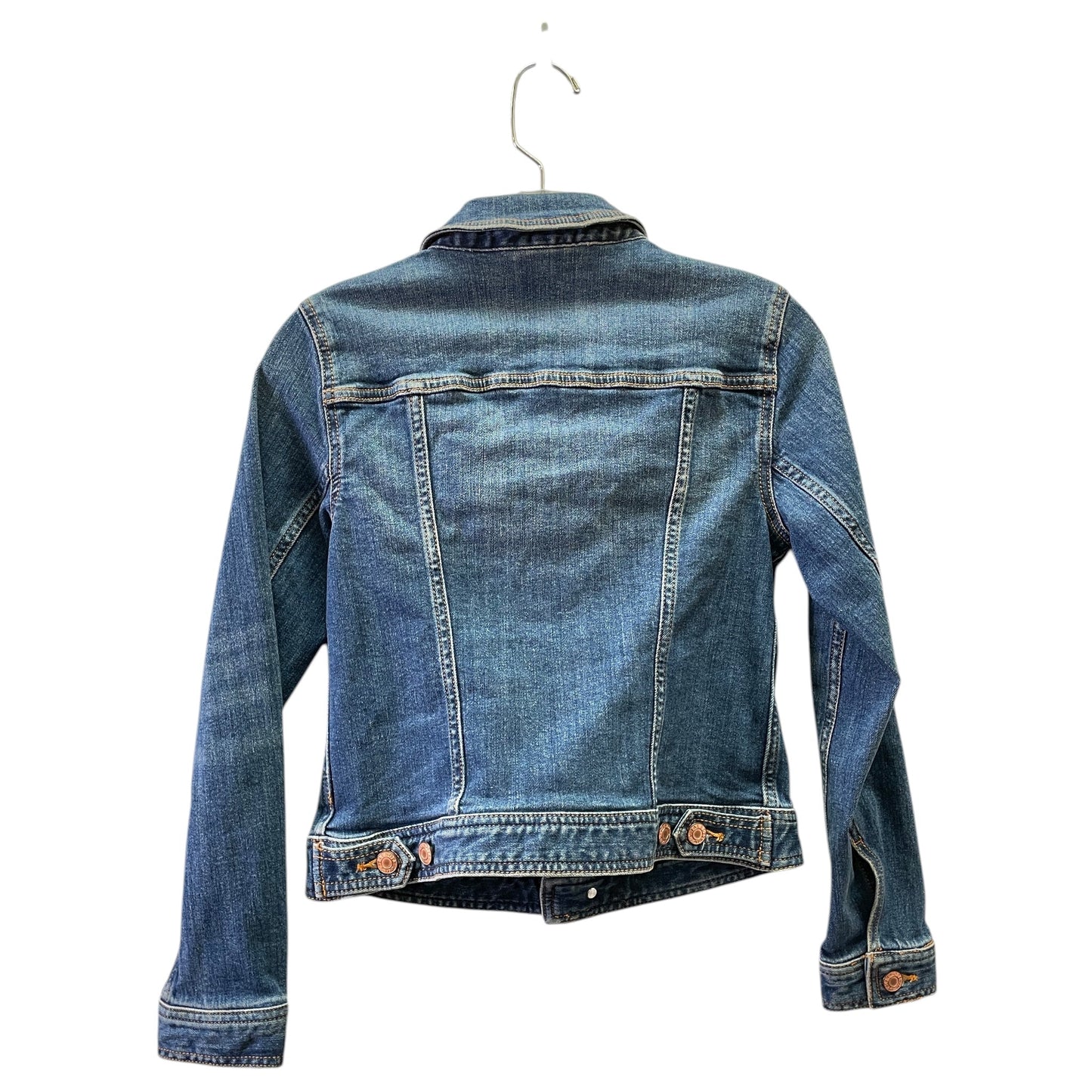 Jacket Denim By Talbots In Blue, Size:Sp