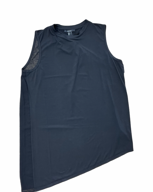 Top Sleeveless Basic By Forever 21 In Black, Size:L