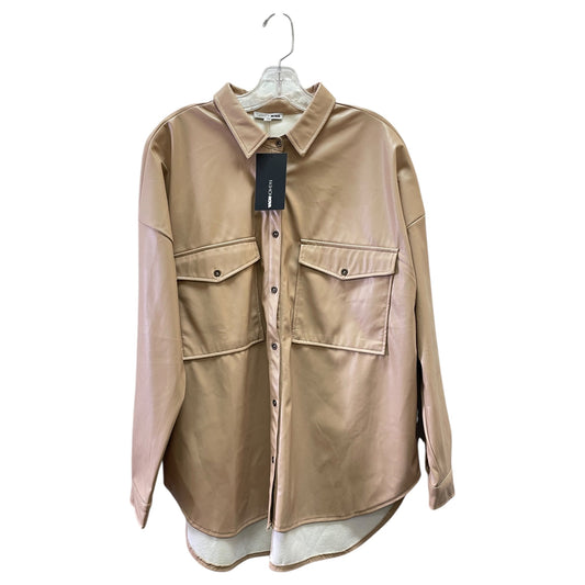 Jacket Other By Fashion Nova In Taupe, Size:L