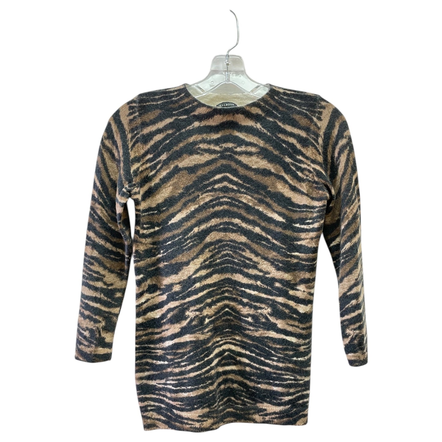 Sweater By Talbots In Animal Print, Size:Xs