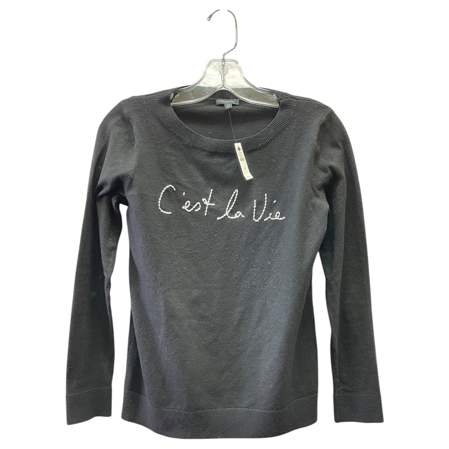 Sweater By Talbots In Black, Size:Xs