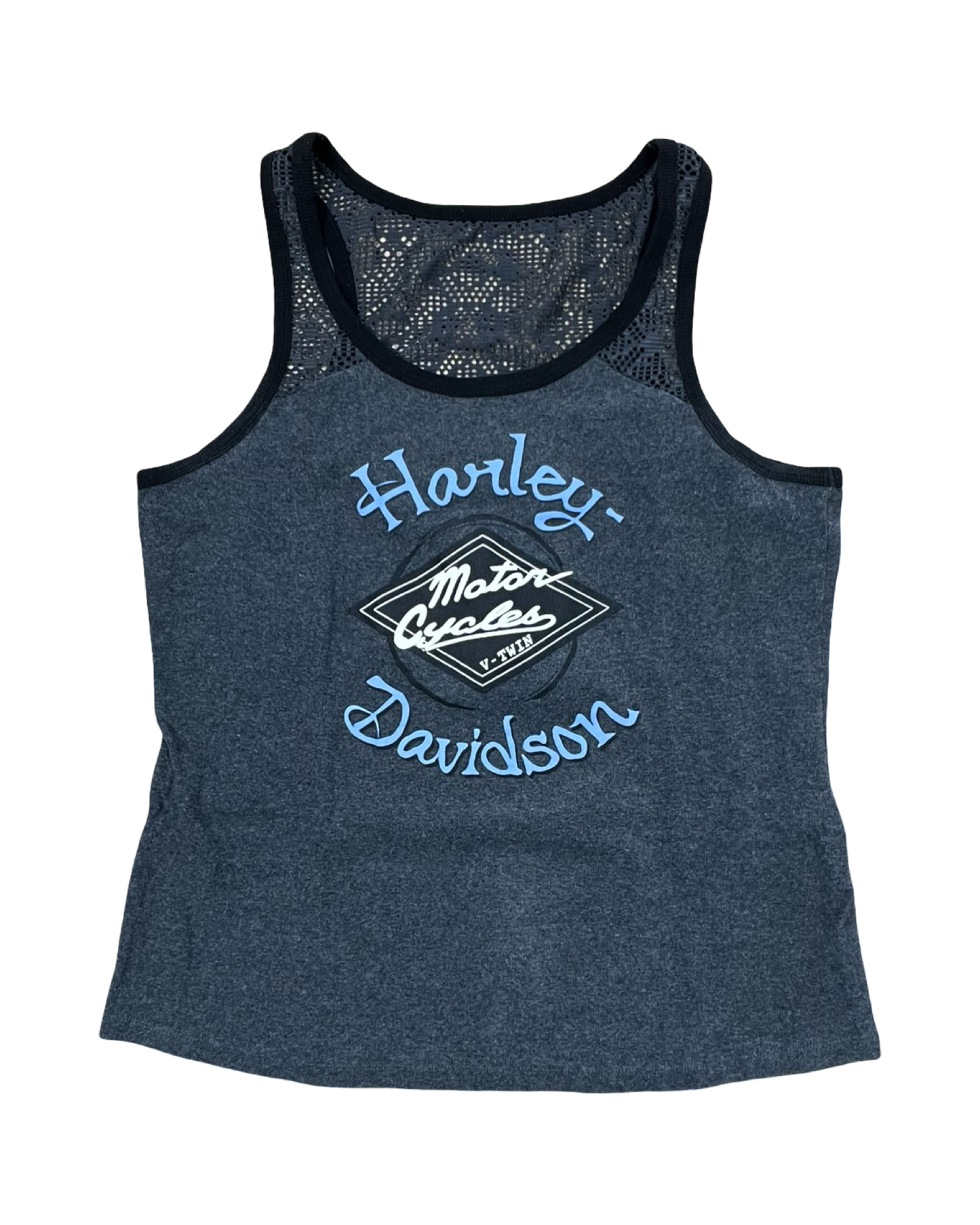 Top Sleeveless By Harley Davidson In Grey, Size:2X