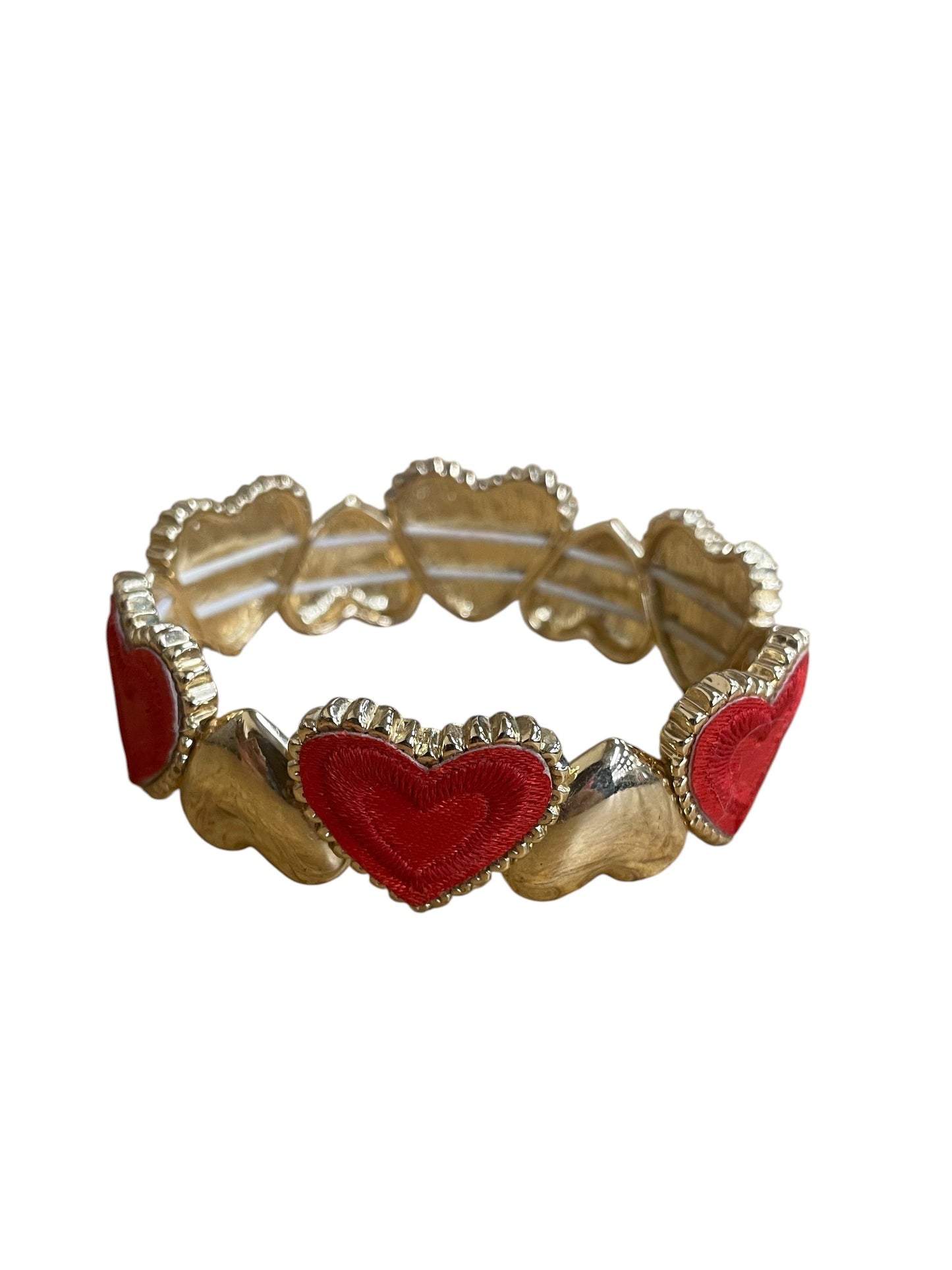Bracelet Charm By Cme In Gold & Red