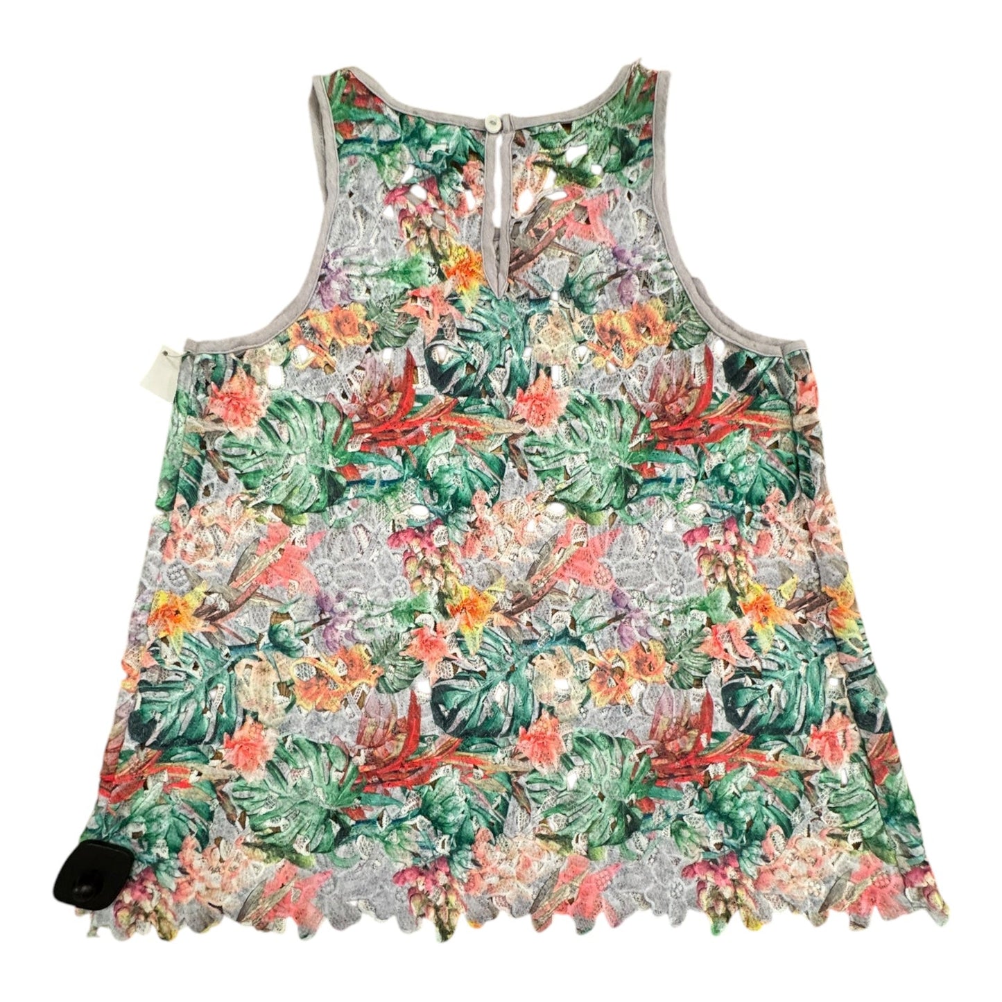 Top Sleeveless By Anthropologie In Floral Print, Size:S