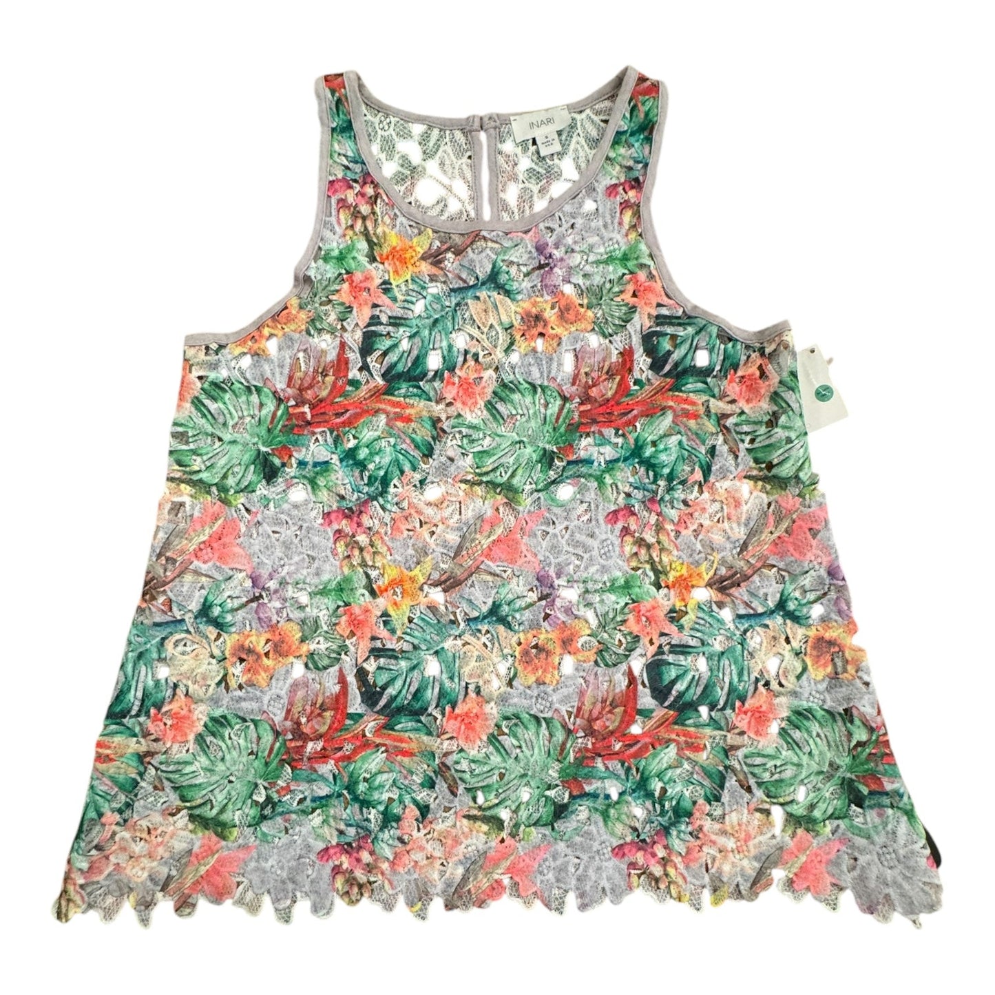 Top Sleeveless By Anthropologie In Floral Print, Size:S