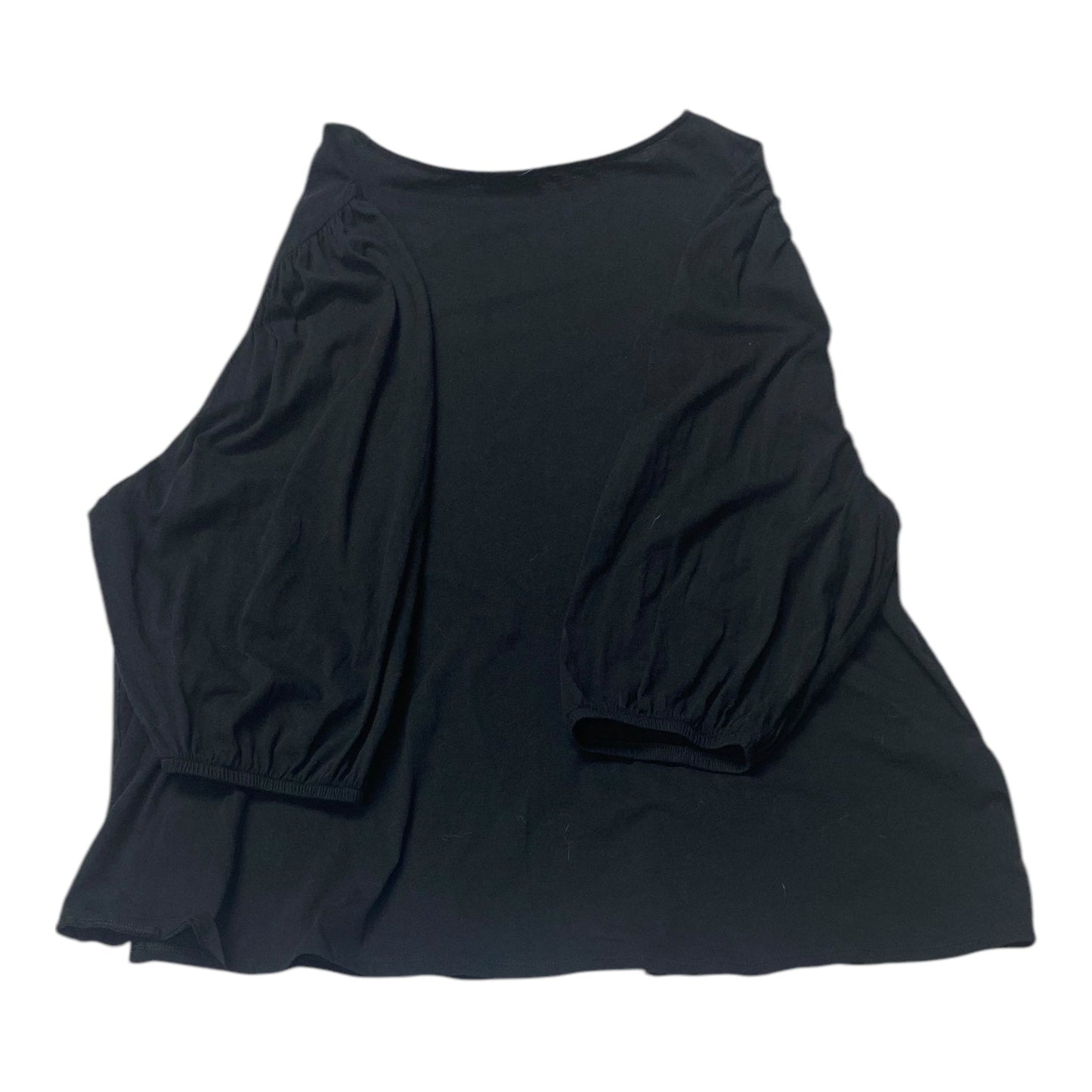 Top Ls By J. Jill In Black, Size:2X