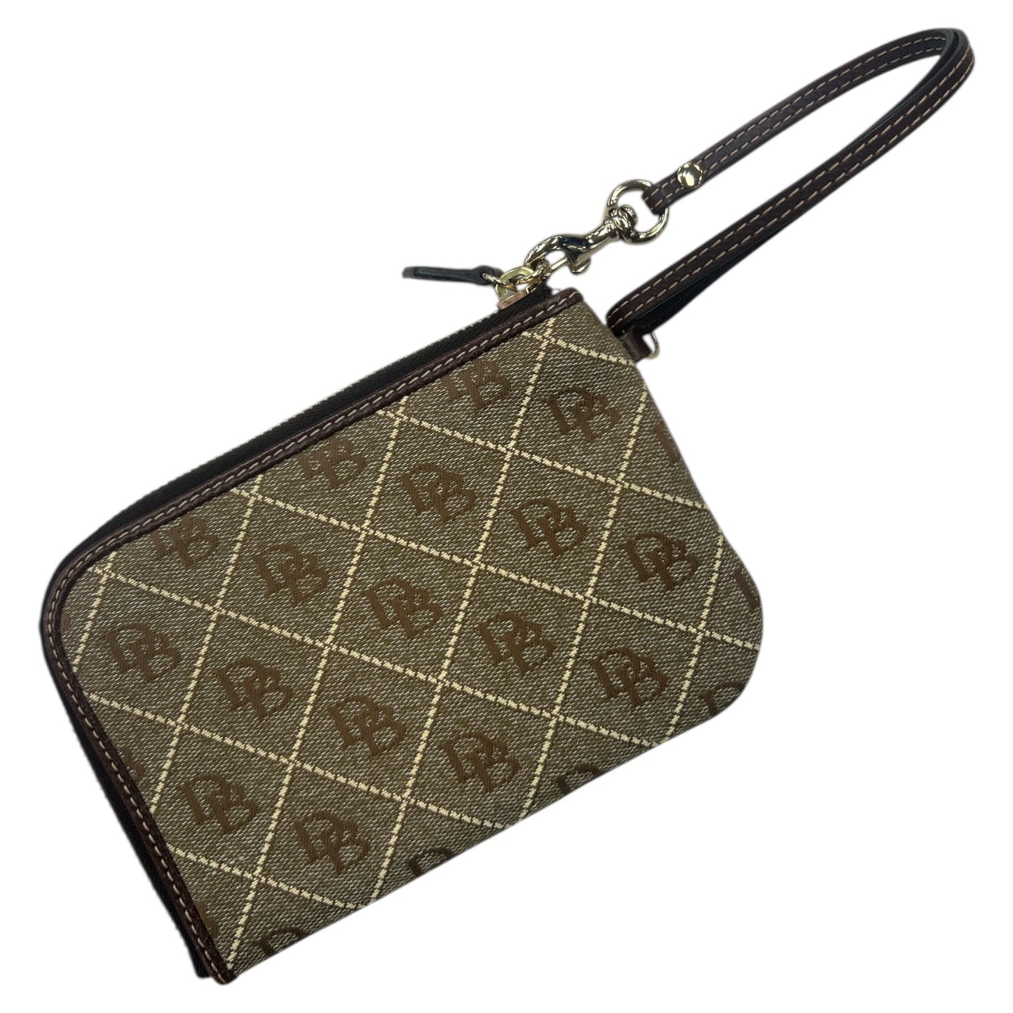 Wristlet Designer By Dooney And Bourke In Brown, Size:Small