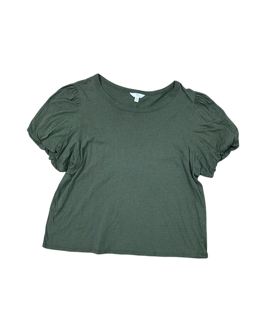 Top Ss By Time And Tru In Green, Size:Xl