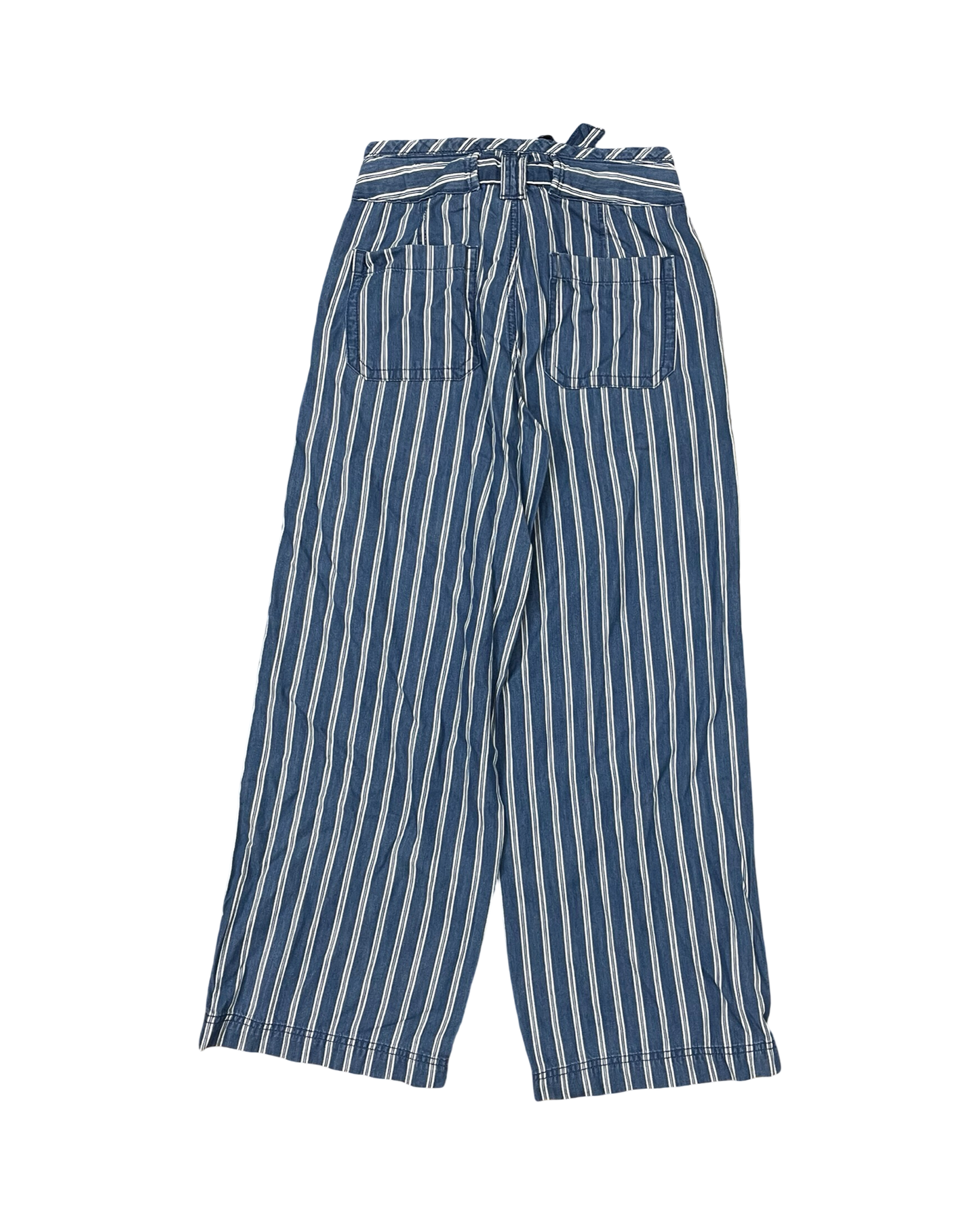 Jeans Wide Leg By American Eagle In Blue & White, Size:0
