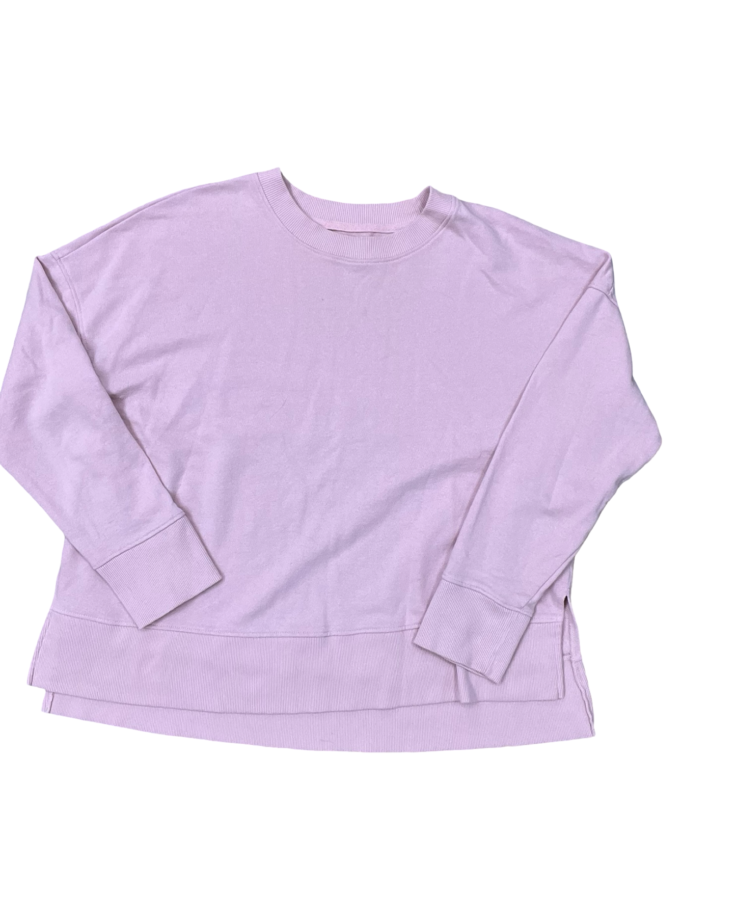Sweatshirt Collar By Time And Tru In Pink, Size:L