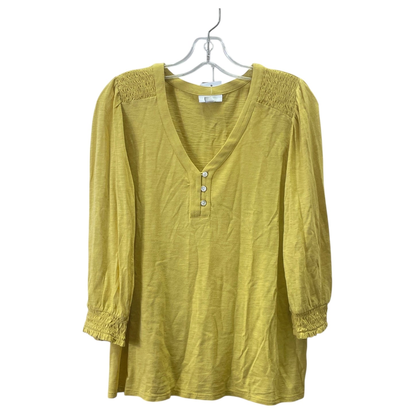 Top Ls By J. Jill In Yellow, Size:Xs