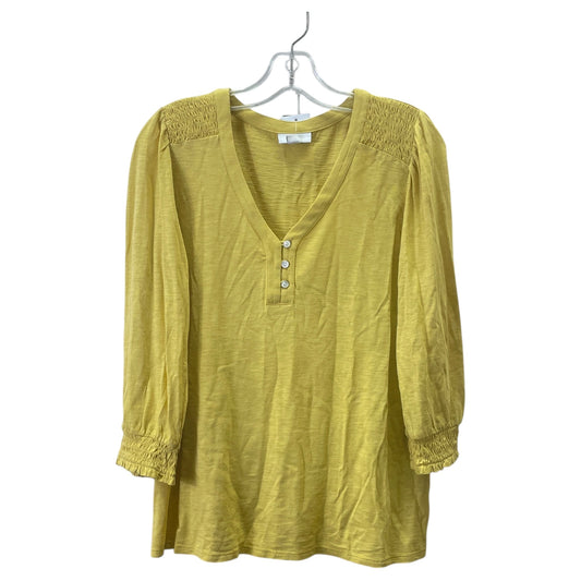 Top Ls By J. Jill In Yellow, Size:Xs