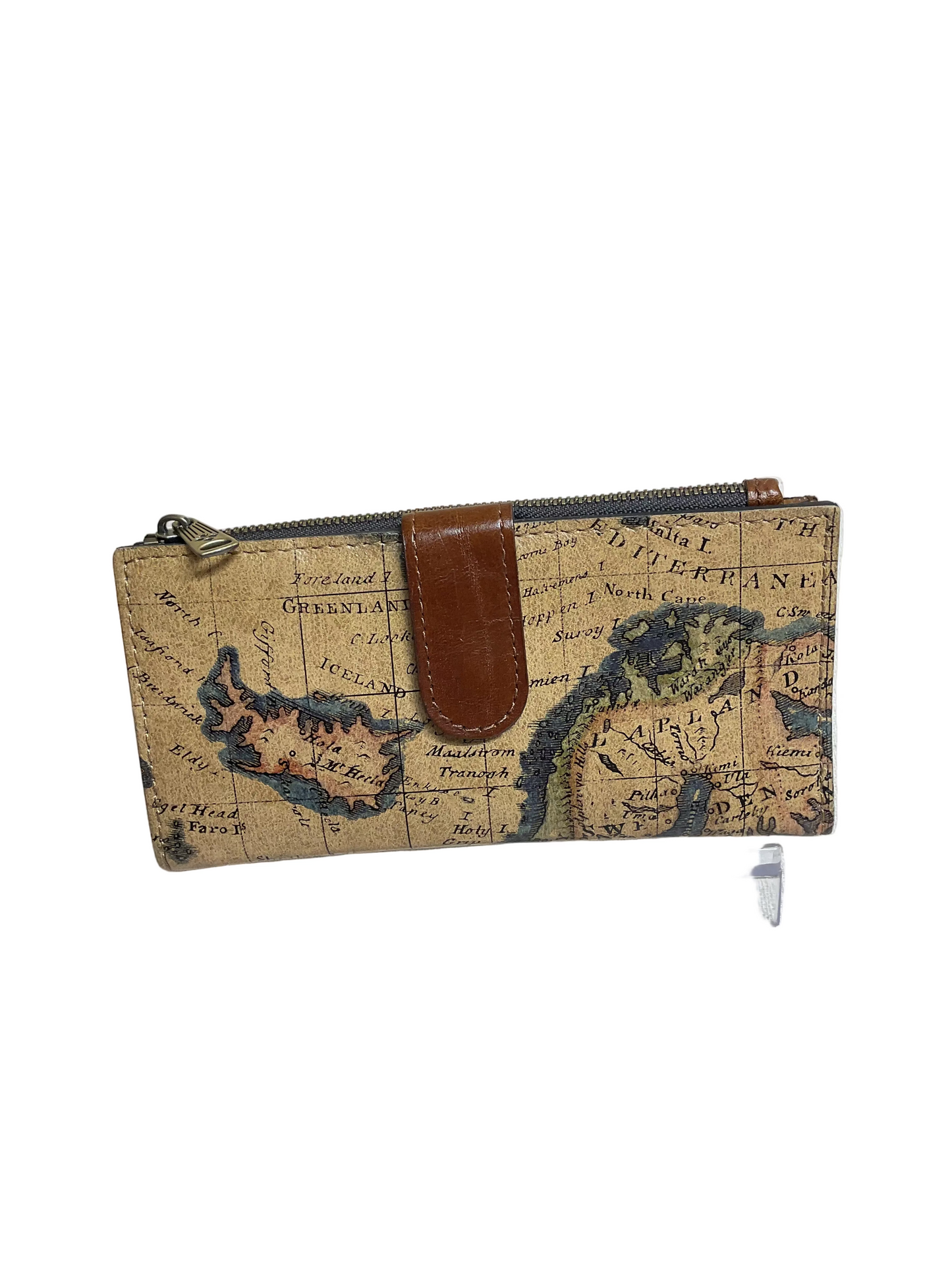 Wallet Designer By Patricia Nash In Brown & Tan, Size:Medium