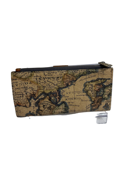 Wallet Designer By Patricia Nash In Brown & Tan, Size:Medium