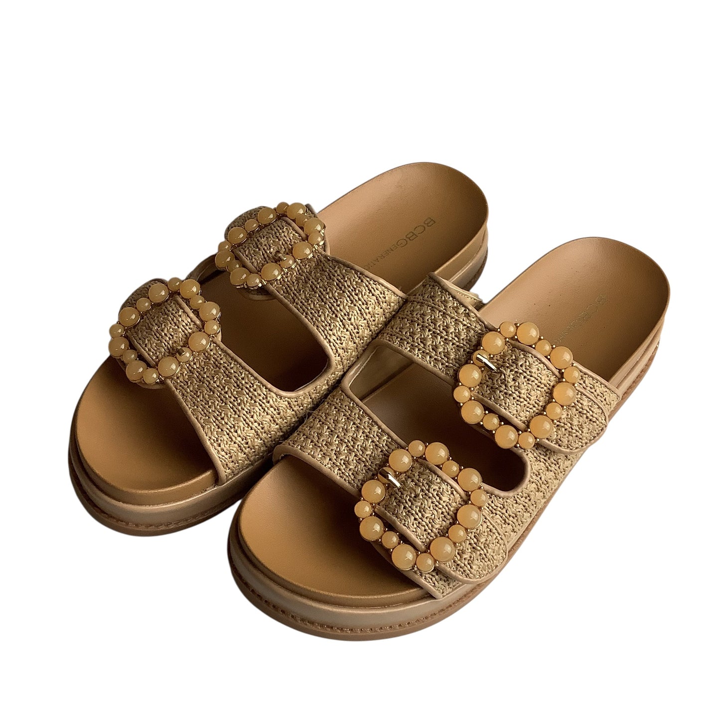 Sandals Flats By Bcbgeneration In Tan, Size: 8