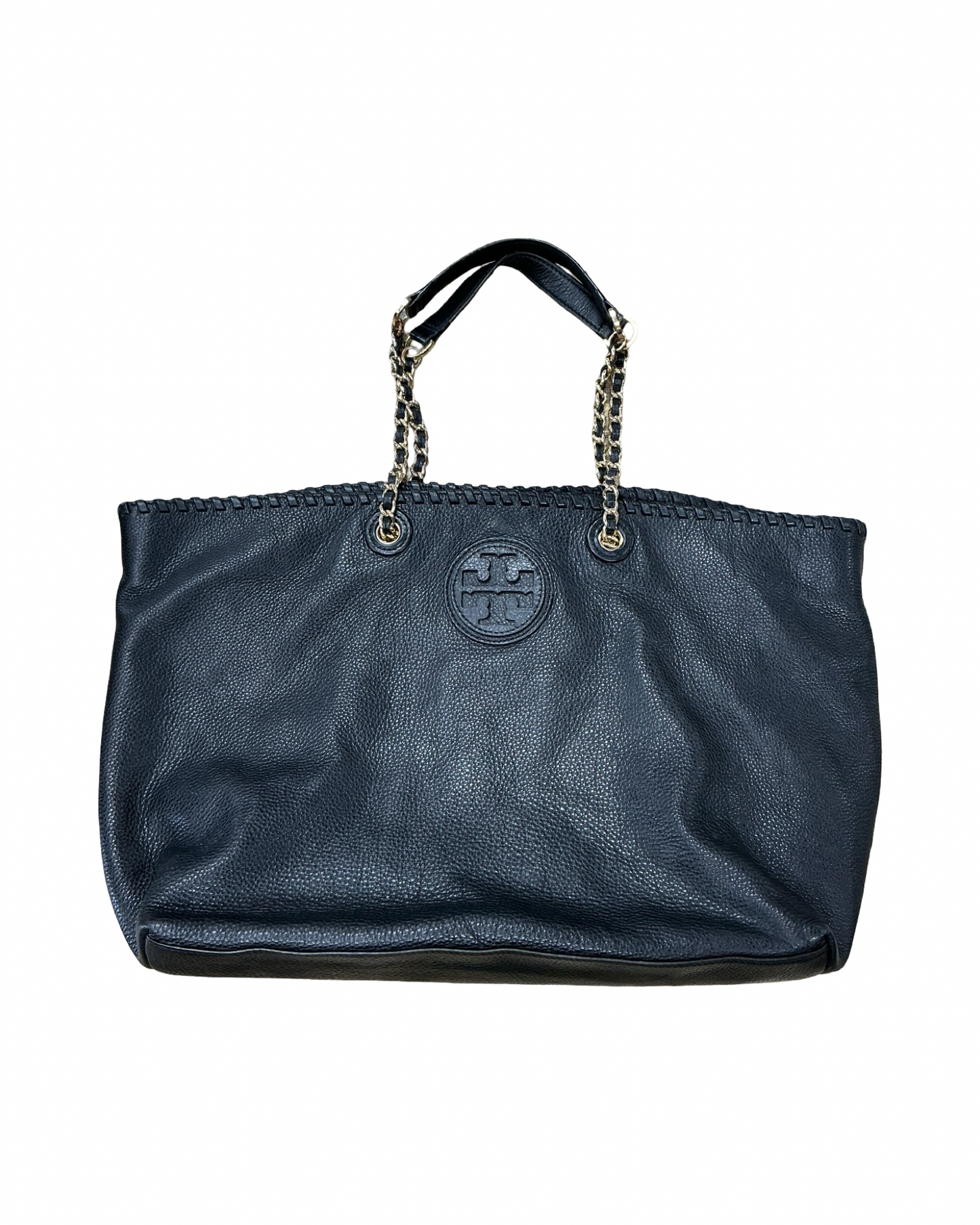 Handbag Designer By Tory Burch In Black, Size:Large
