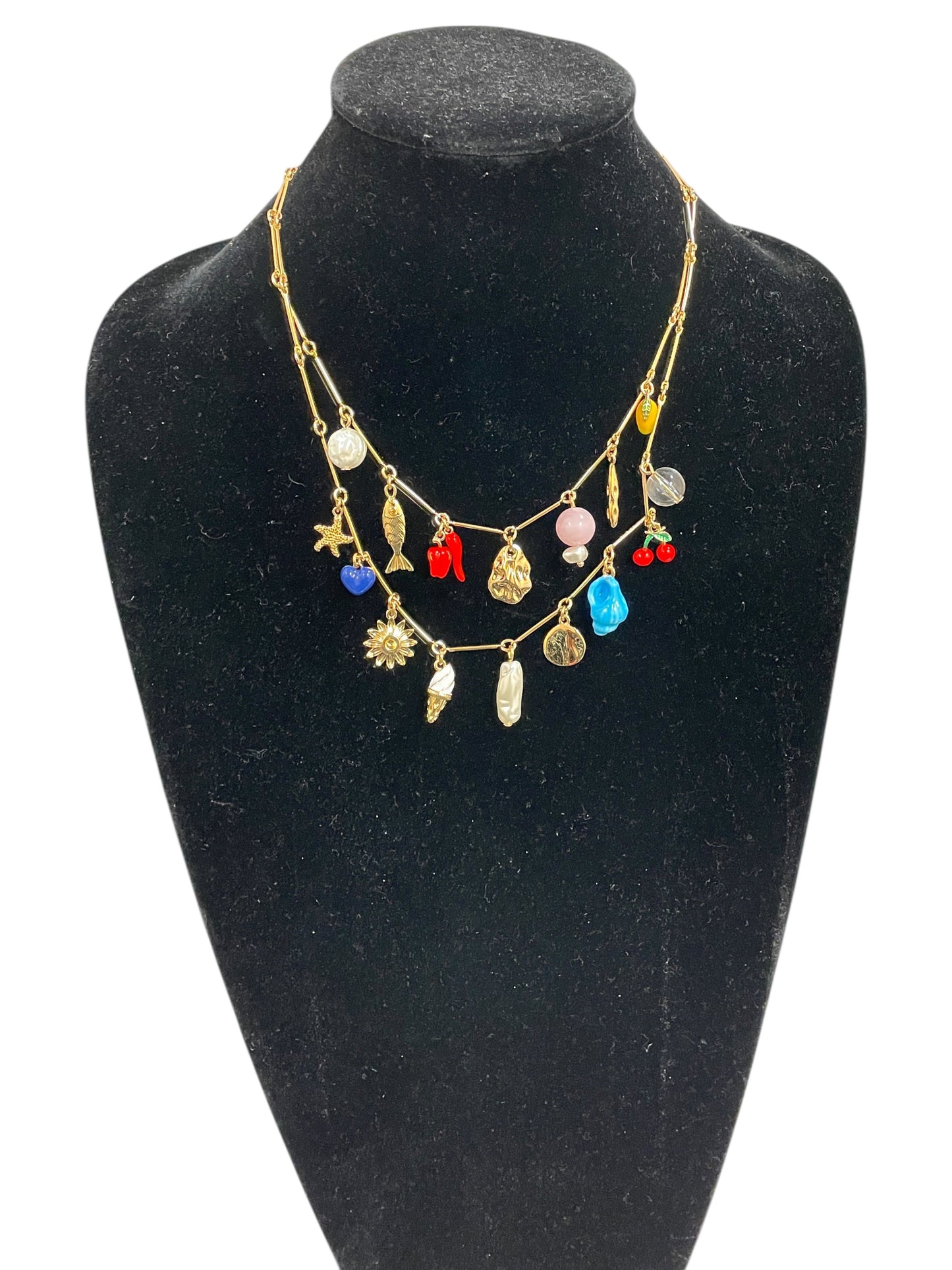Necklace Layered By Talbots In Gold