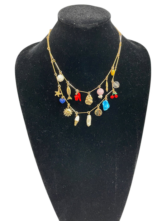 Necklace Layered By Talbots In Gold
