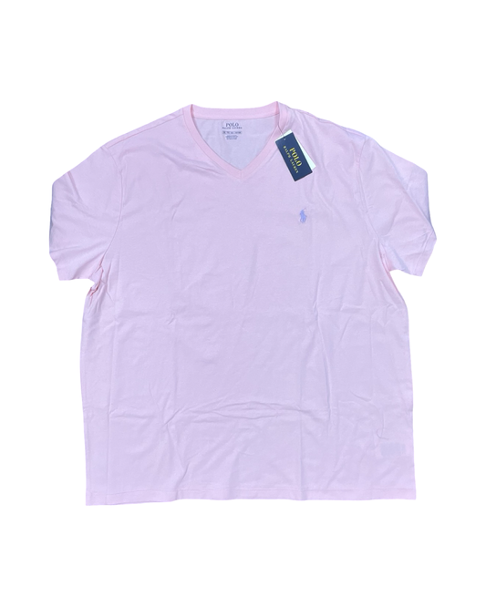 Top Ss By Polo Ralph Lauren In Pink, Size:1X