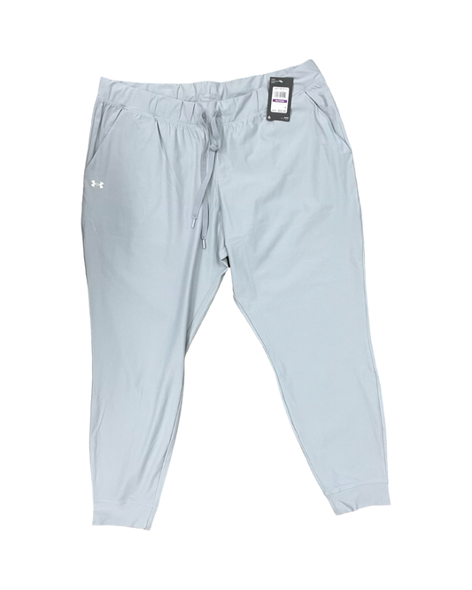 Athletic Pants By Under Armour In Grey, Size:1X