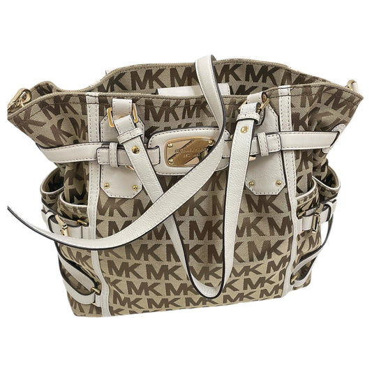 Crossbody Designer By Michael Kors In Tan, Size:Medium