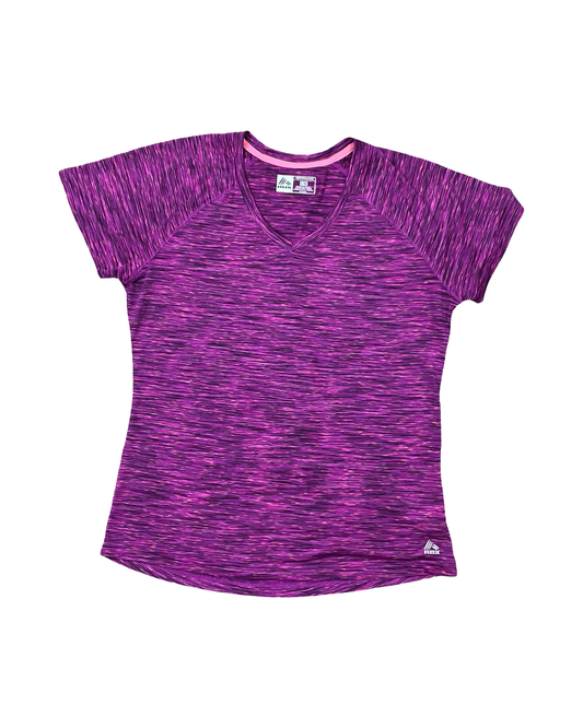Athletic Top Ss By Rbx In Purple, Size:L