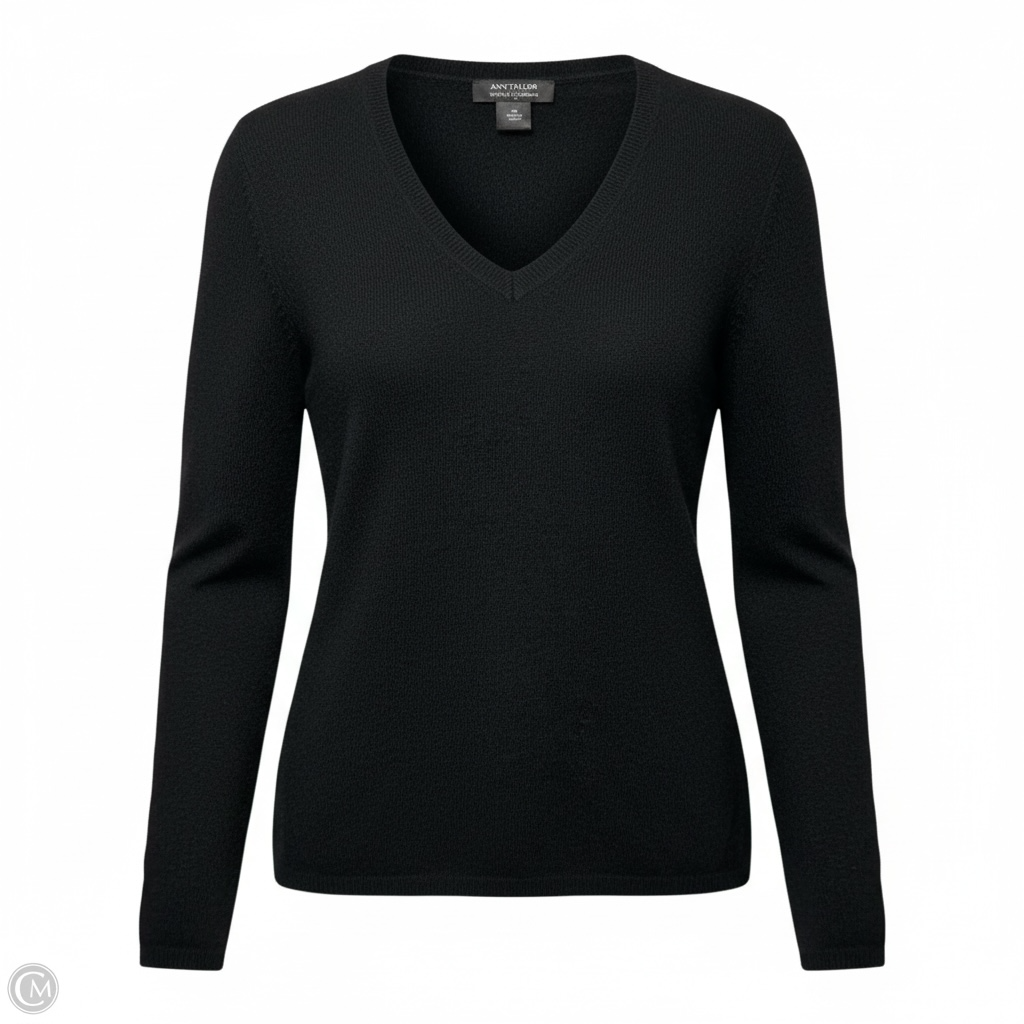 Sweater Cashmere By Ann Taylor In Black, Size: Sp